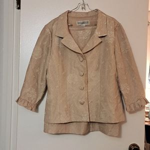 Jessica Howard 4 button skirt set suit size 16
